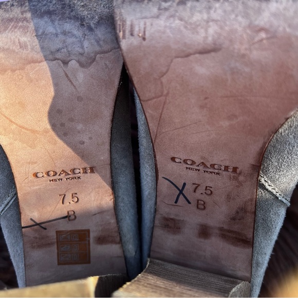 COACH “Labelle” Suede Ankle Boots - Picture 13 of 13